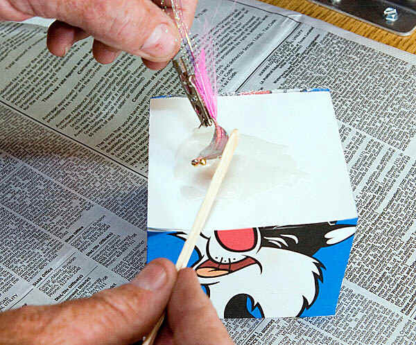 Applying epoxy